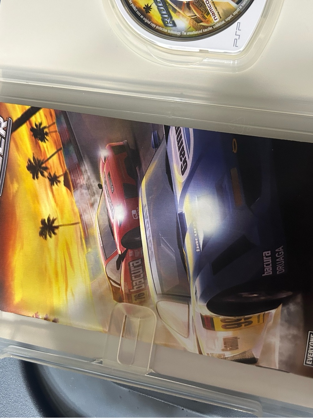 Sony PSP Ridge Racer - Blue & Red Racing Car Cover - Picture 6 of 6